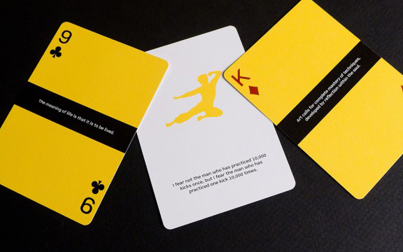 Bruce Lee Playing Cards