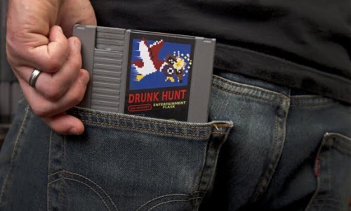 Nintendo Cartridge Flask