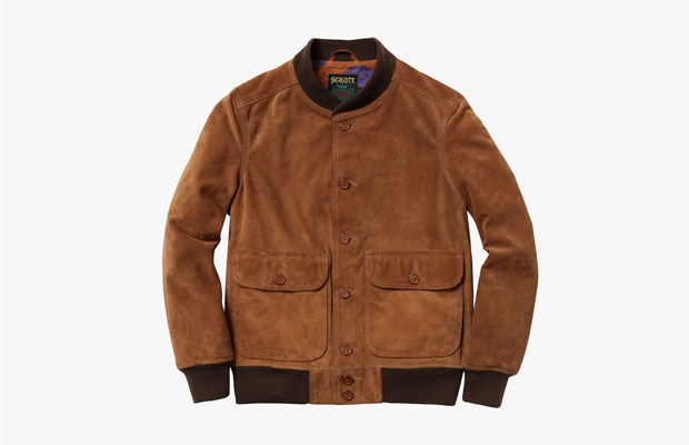 Supreme x Scotch Suede Bomber