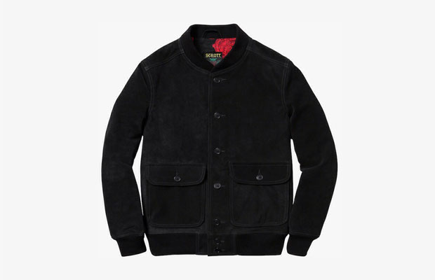 Supreme x Scotch Suede Bomber