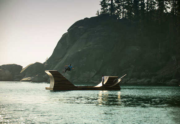 Rampa de Skate Flotante