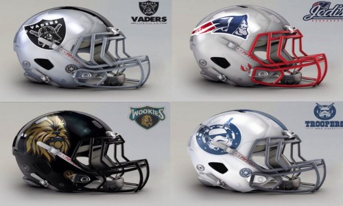 NFL Star Wars Helmets