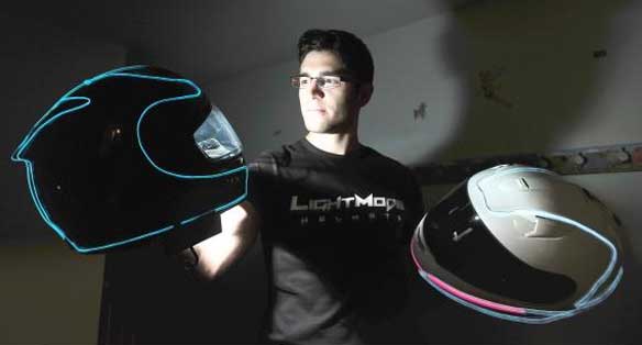 Cascos Luminiscentes LightMode